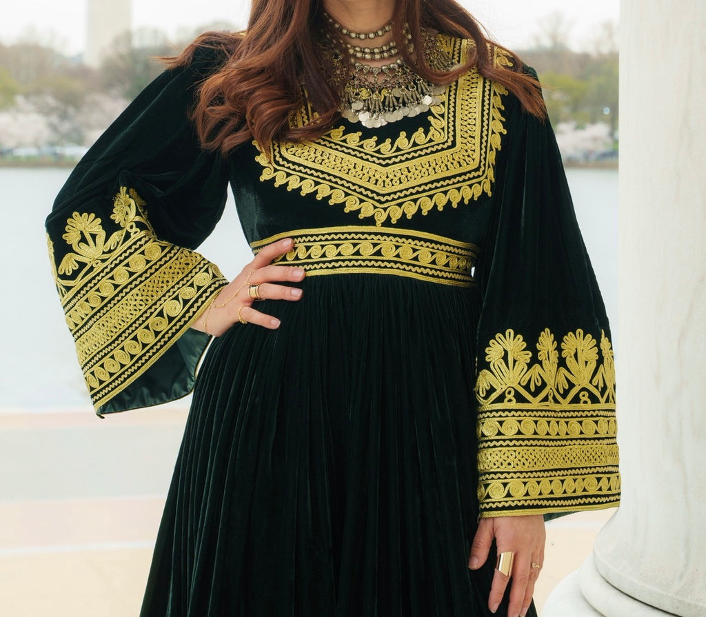 Afghan Charmadozi Dress